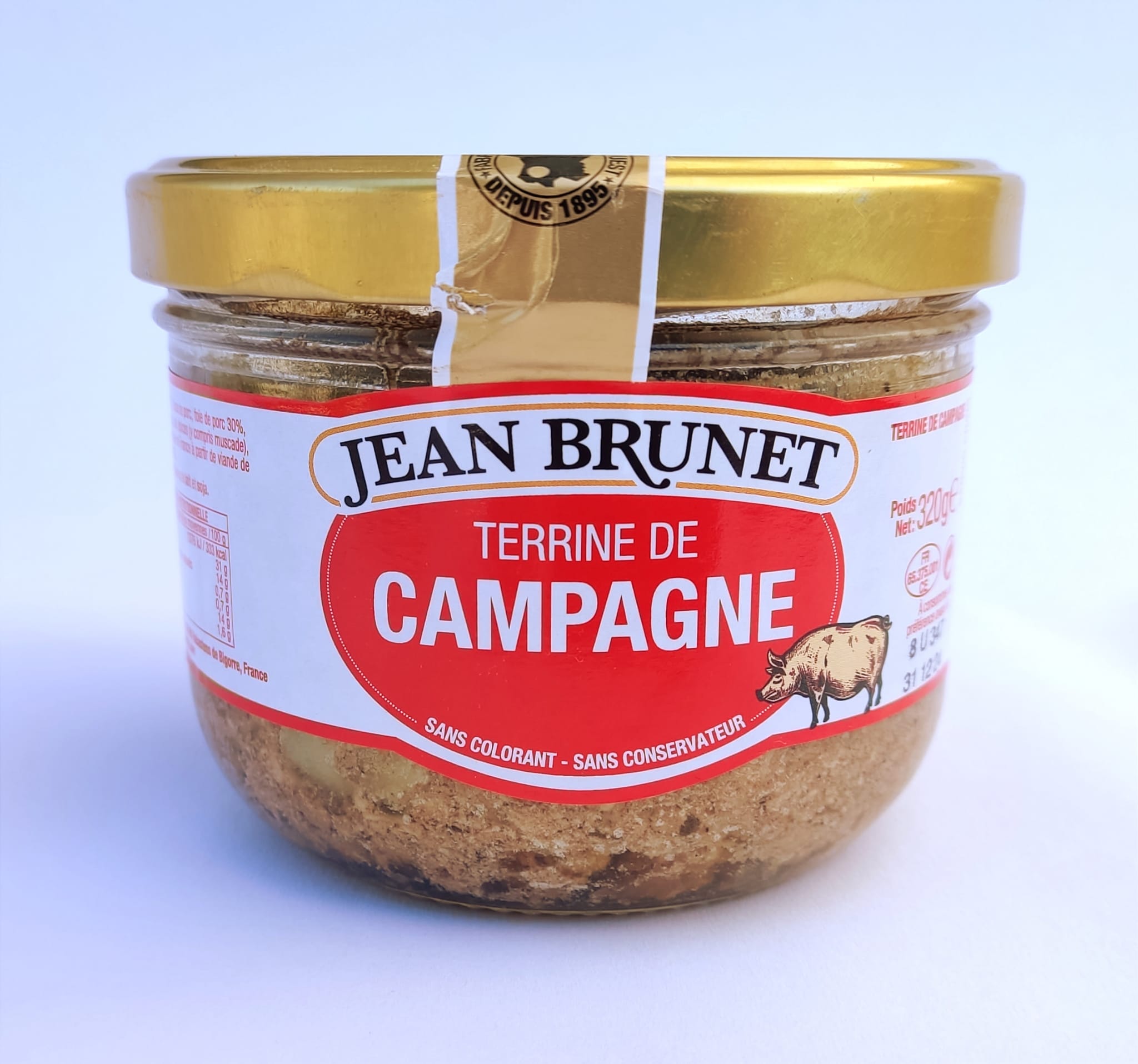 VENKOVSKÁ TERINA JEAN BRUNET - TERRINE DE CAMPAGNE 320 g